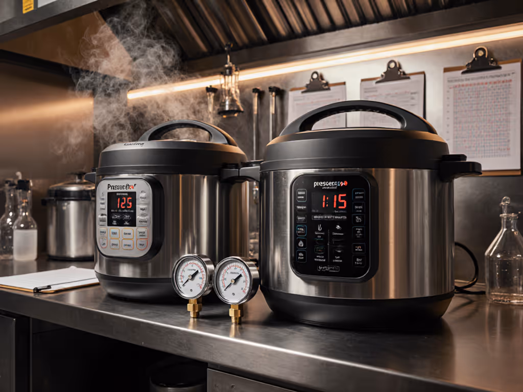 Commercial Pressure Cookers: PSI Accuracy Compared